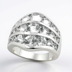 Anello in argento con Danburite