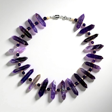 Collana in argento con Ametista