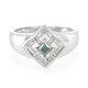 Anello placcato in platino con Diamante Fancy