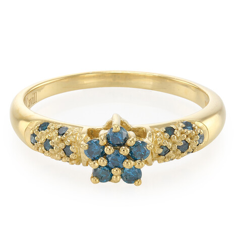 Bague en argent et Diamant fantaisie