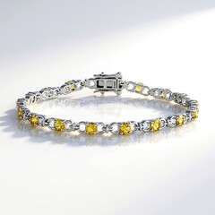 Bracciale in argento con Scapolite