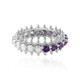 Anello in argento con Ametista Zambiana (Dallas Prince Designs)