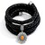 Bracciale in argento con Conchiglia di Ostrica Spinosa Arancione (Desert Chic)