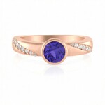 Anillo en plata con Tanzanita (de Melo Essence)