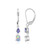 Boucles d'oreilles en argent et Opale Welo