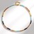 Collana in argento con Zircone Cognac