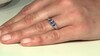 Bague en argent et Tanzanite