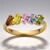 Anello in oro con Zaffiro Fancy (CIRARI)