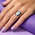 Anello in argento con Larimar