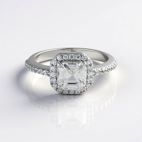 Anello in argento con Zircone