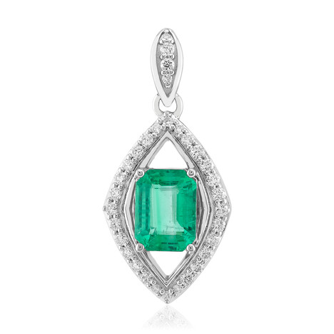 Sambia-Smaragd-Goldanhänger (de Melo)