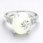 Anello in argento con Agata Dendritica
