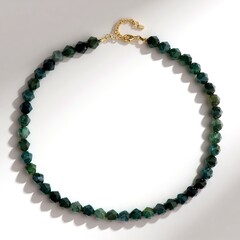 Collana in argento con Agata Muschiata
