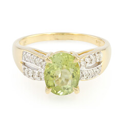 14K Nigerian Paraiba Tourmaline Gold Ring