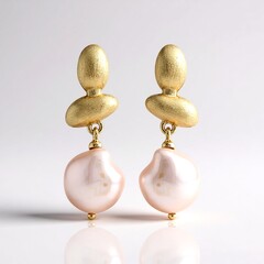 Orecchini in argento con Perla d'Acqua Dolce Rosa (TPC)