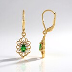 Orecchini in argento con Lemshuku Tsavorite