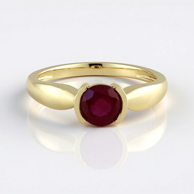 Gouden ring met een Madagaskar Robijn (de Melo Gold)