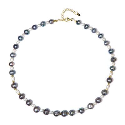 Collana in argento con Perla Mistica d'Acqua Dolce