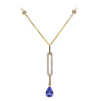 Collier en or et Tanzanite AAA (CIRARI)