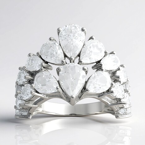Anello in argento con Zircone (de Melo Essence)