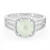 Anello in argento con Prehnite