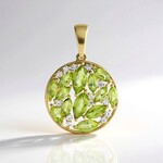 Pendentif en or et Péridot (de Melo Gold)