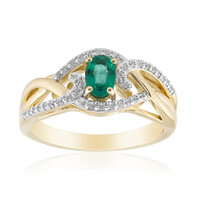 Anello in oro con Smeraldo Zambia (Rifkind 1894 Collection)