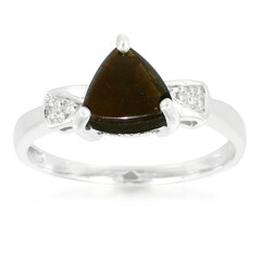 Bague en argent et Ammolite