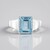 Anello in argento con Topazio Blu Cielo