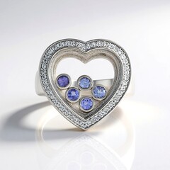 Anello in argento con Tanzanite