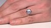 Bague en argent et Zircon (Adela Silber)