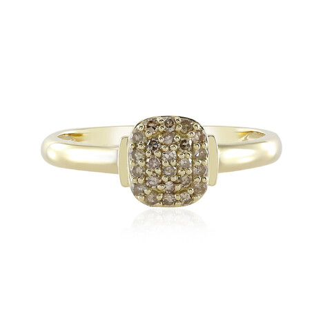 Anillo en oro con Diamante champán I2 (de Melo)