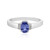 Bague en argent et Tanzanite