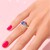 Bague en argent et Tanzanite