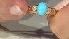 Bague en or et Turquoise Sleeping Beauty