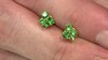 Pendientes en plata con Tsavorita Lemshuku