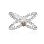 Anello in argento con Diamante Champagne I3 (de Melo Essence)