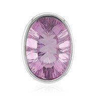 Ciondolo in argento con Fluorite Rosa (MONOSONO COLLECTION)
