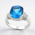 Anello in argento con Topazio Marambaia