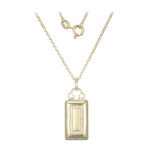 Collana in argento con Zircone (Adela Silber)