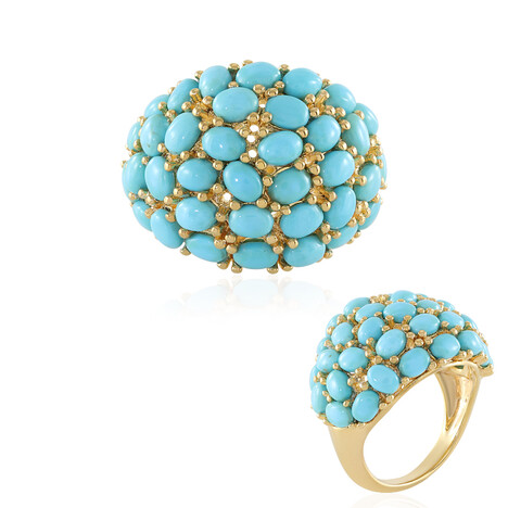 Anello in argento con Turchese Sleeping Beauty (Faszination Türkis)