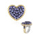 Anello in argento con Tanzanite (Gems en Vogue)
