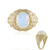 Anillo en oro con Ópalo Welo AAA (de Melo)
