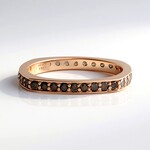 Anello in oro con Diamante Champagne I2 (KM by Juwelo)