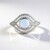 Anello in argento con Opale di Welo AAA (de Melo Essence)