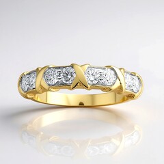 Anello in oro con Diamante SI1 (G) (Annette)