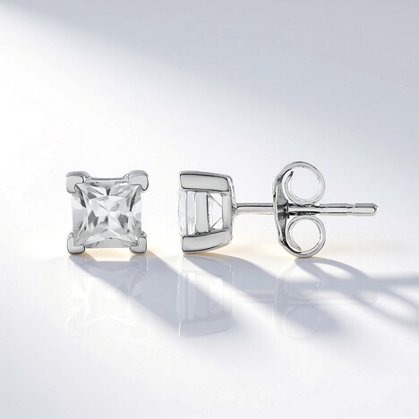 Boucles d'oreilles en argent et Zircon