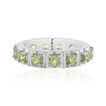 Anello in argento con Peridoto