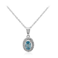 Collana in argento con Zircone Ratanakiri