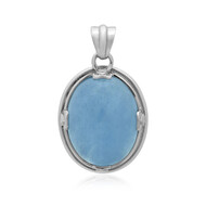 Pendentif en argent et Aigue-marine